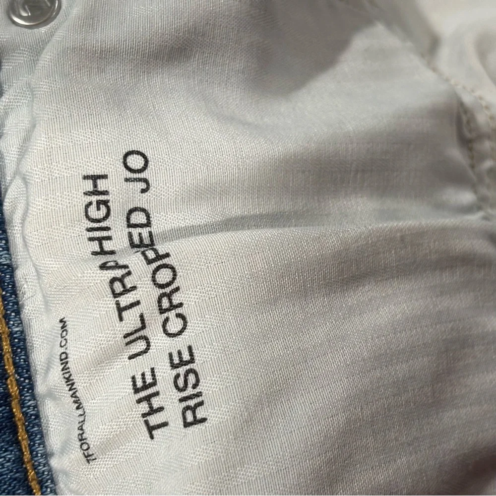 NWT 7 For All Mankind The Ultra High Rise Cropped Jo Jeans Size 29 - Picture 9 of 10